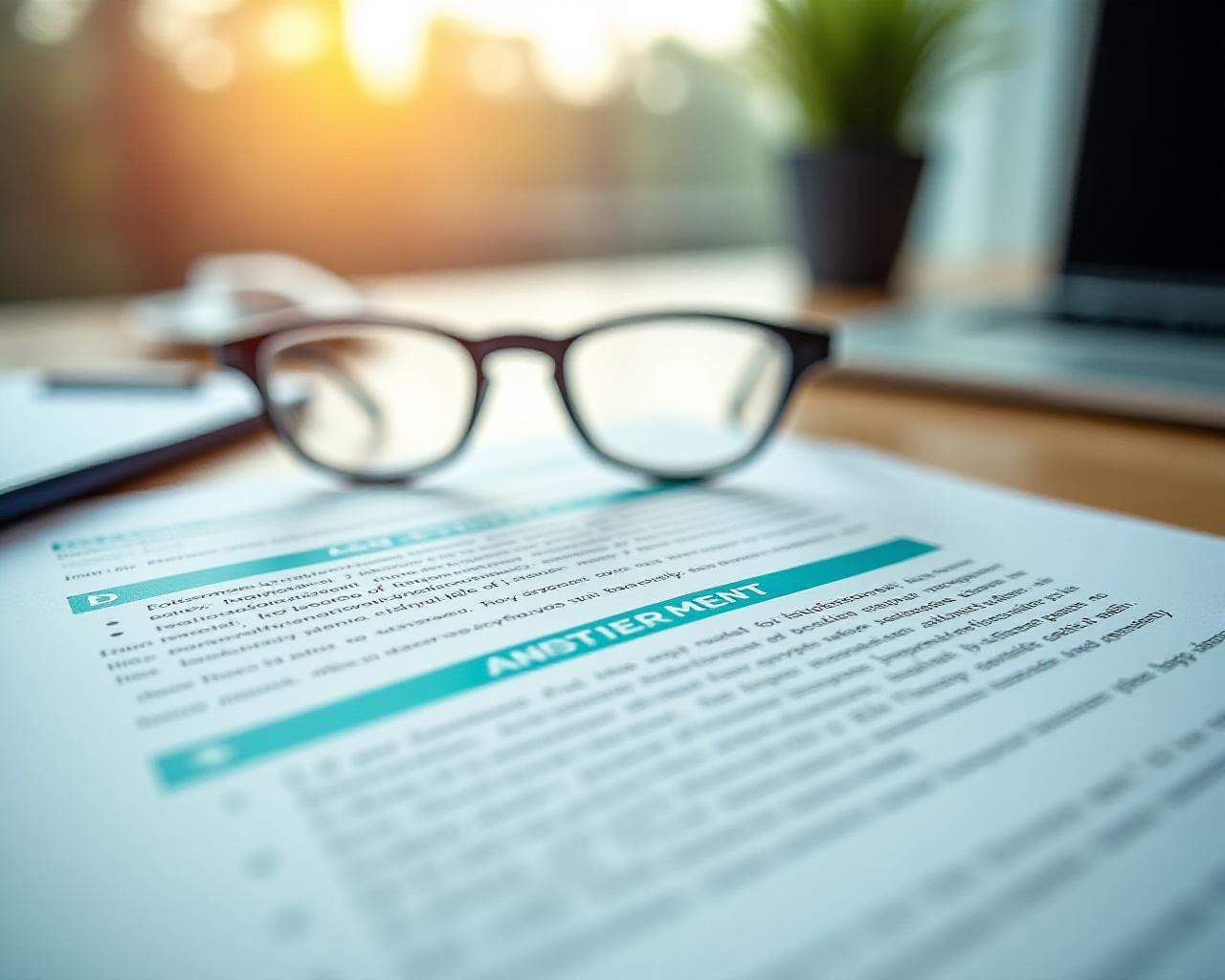 Professionelt juridisk papirarbejde med et moderne tvist