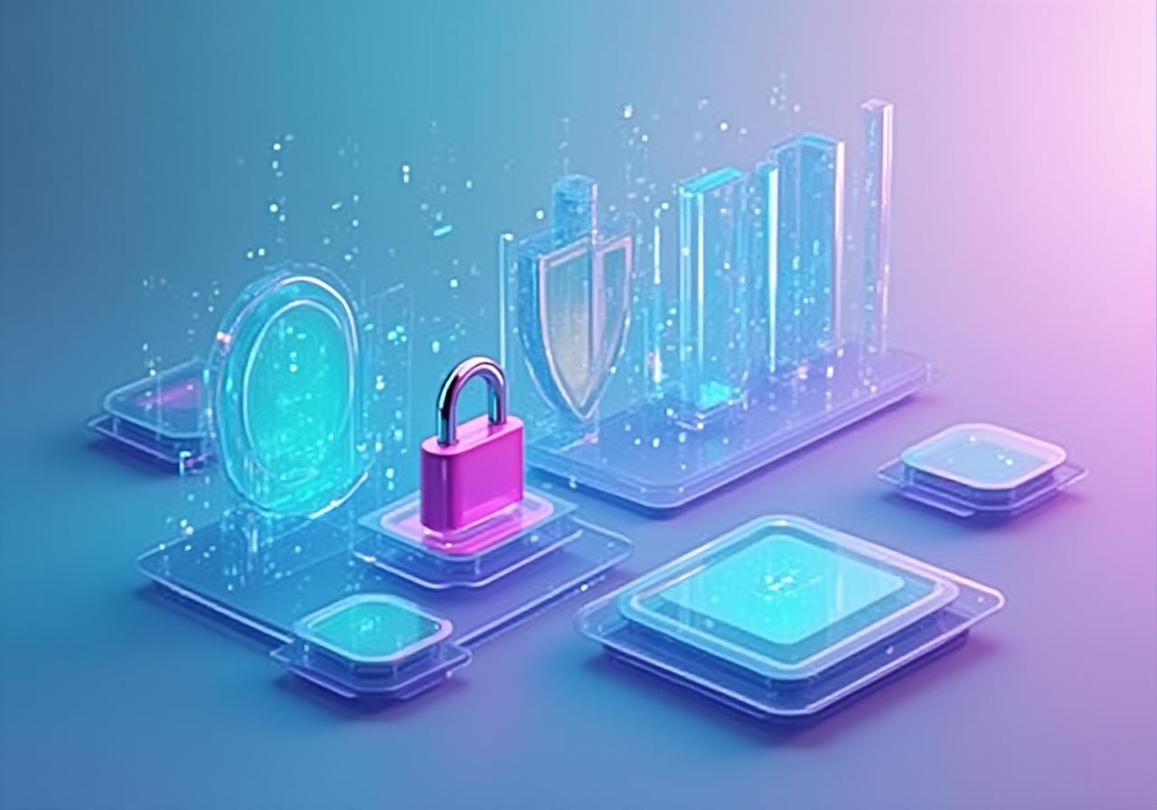 Sikkerhed og databeskyttelse illustration